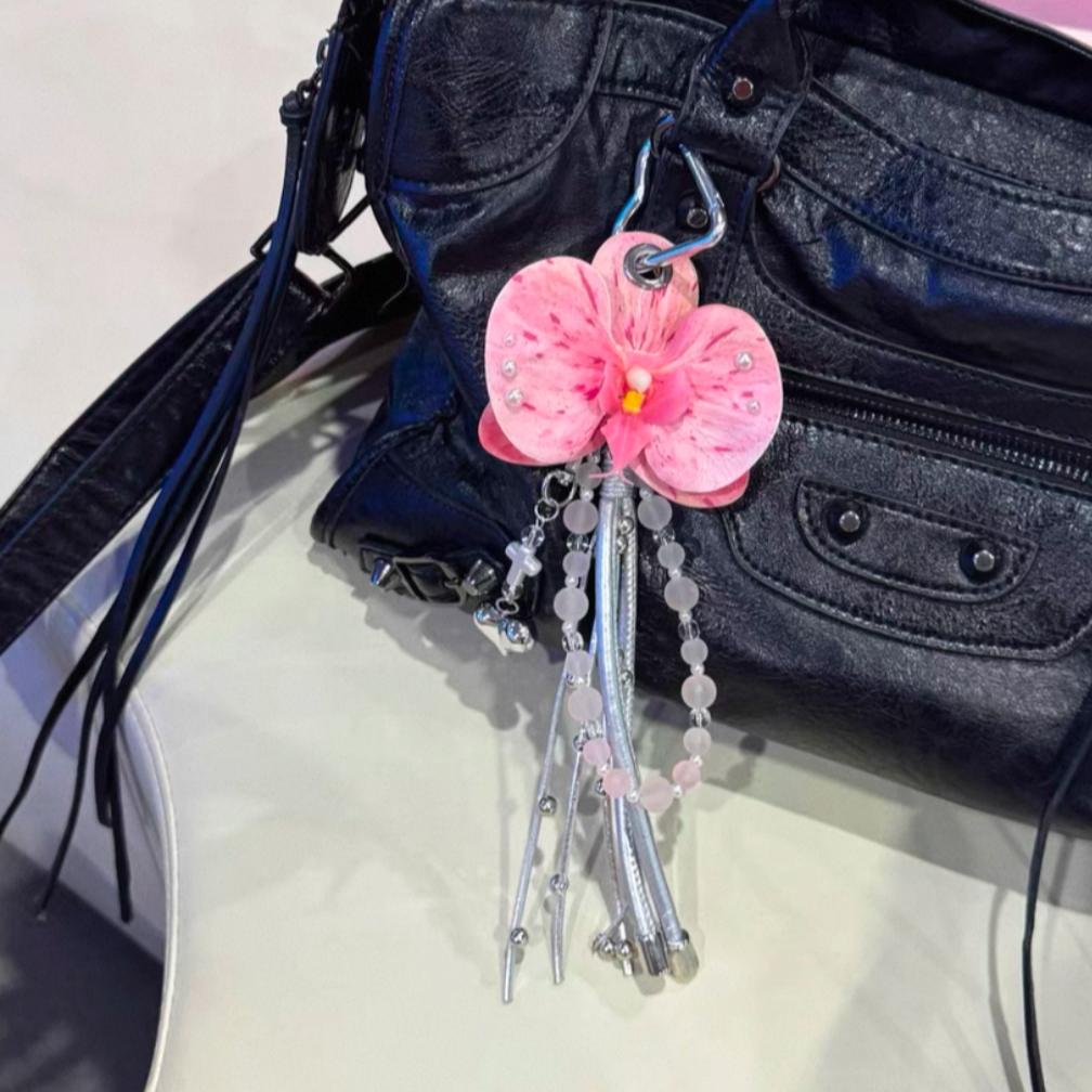 Laced Orchid Charm