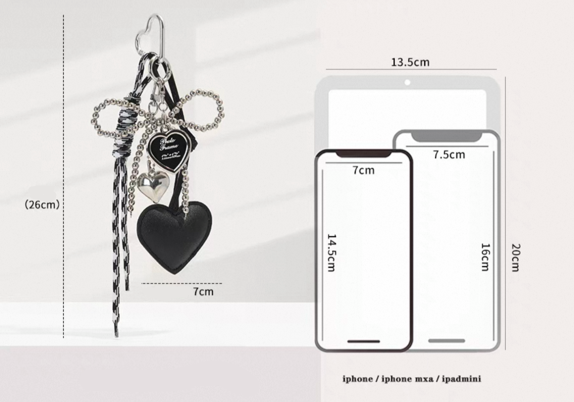 MonoHeart Charm Chain