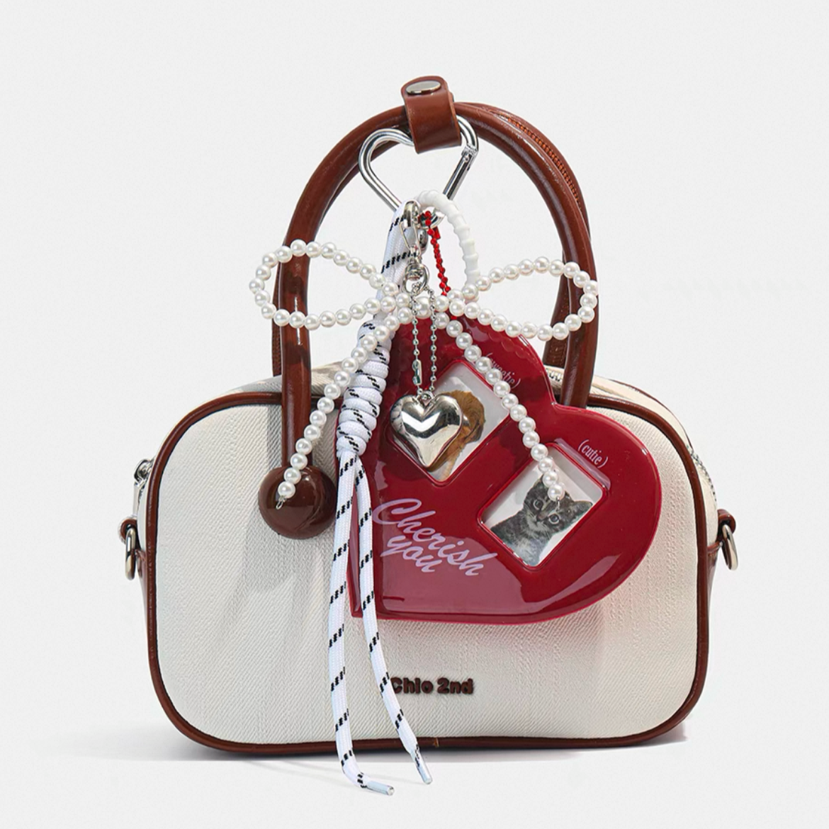 Scarlet Snap Keychain