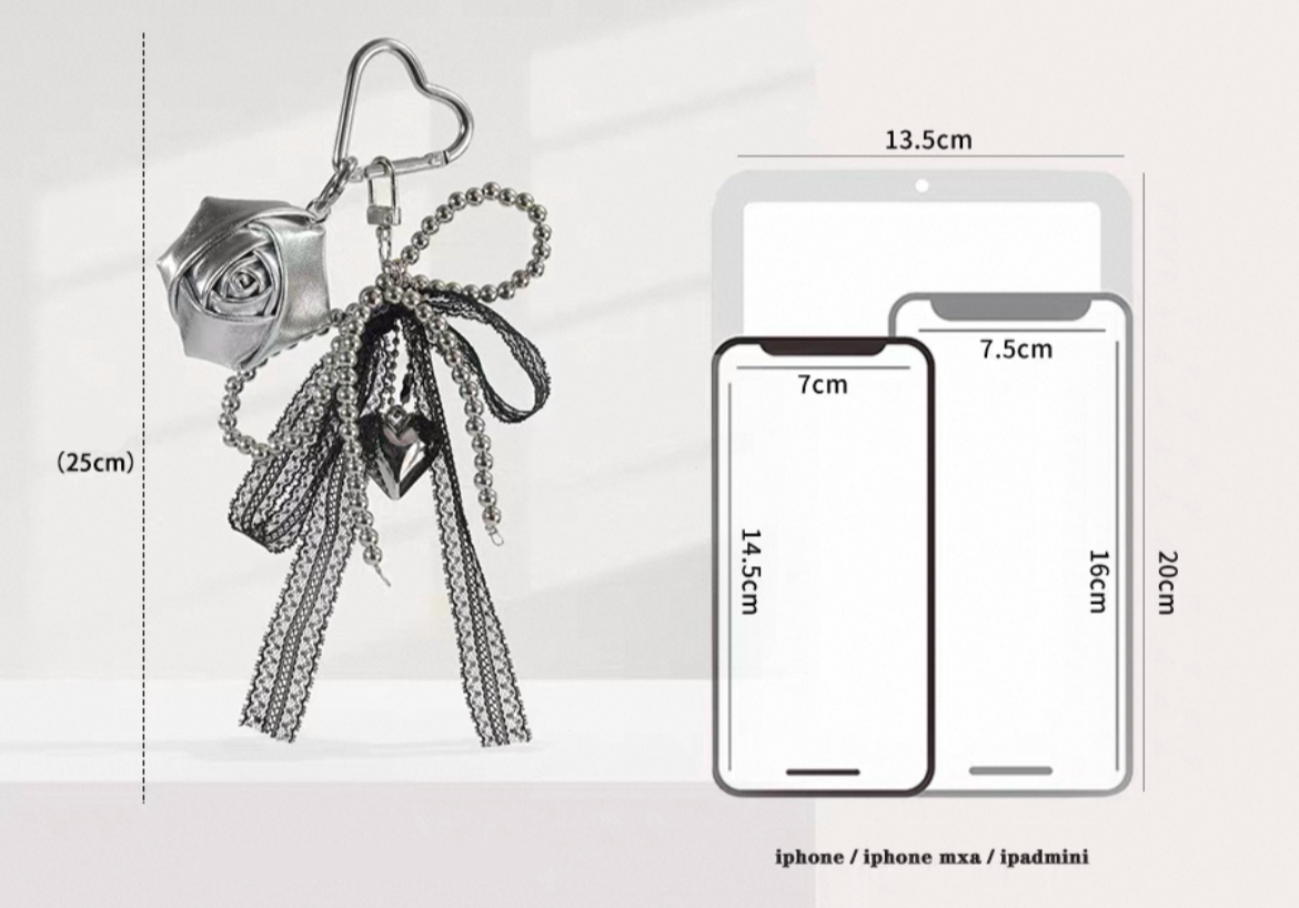 Noir Garden Keychain