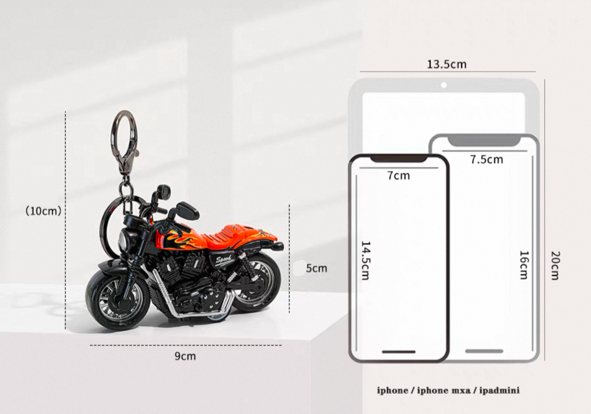 ThrottleRush Keychain