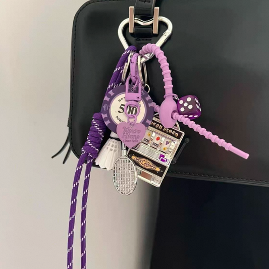 Purple Roulette Charm