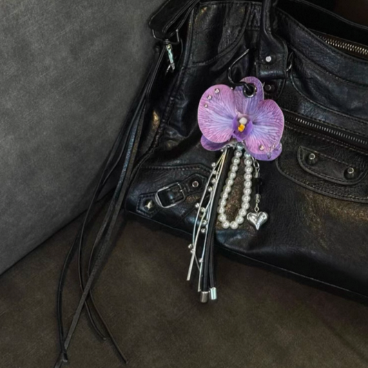 Laced Orchid Charm