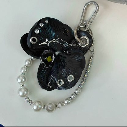Midnight Orchid Charm