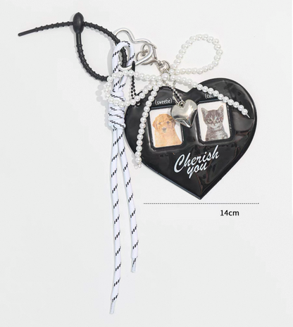 Scarlet Snap Keychain
